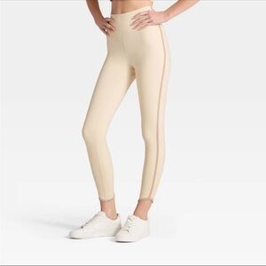Joy lab Cream High-Waisted Leggings